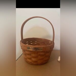 Longaberger Tan Woven Basket